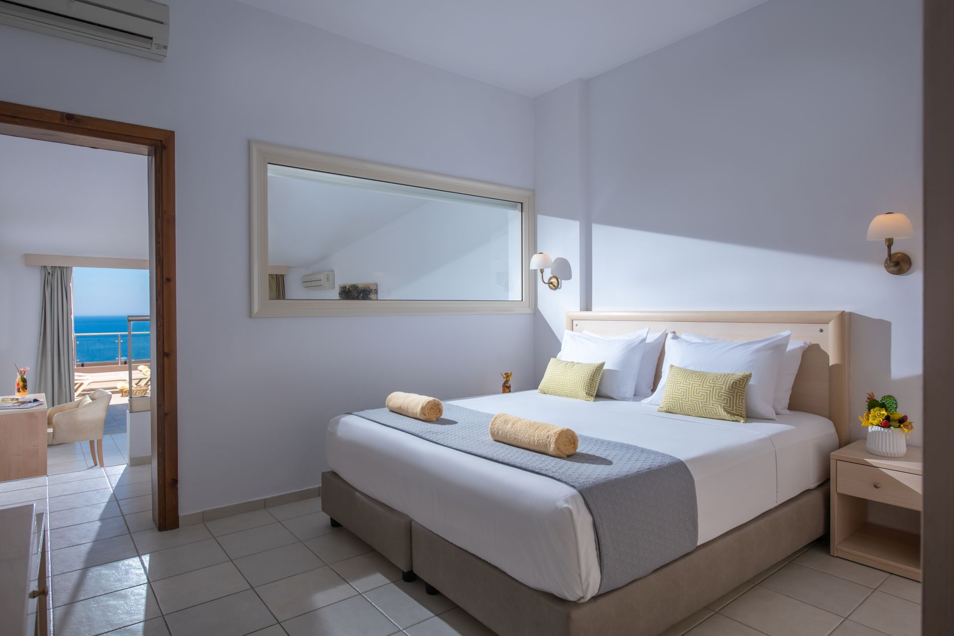 Suites Familiales avec Vue sur la Mer (bâtiment central)